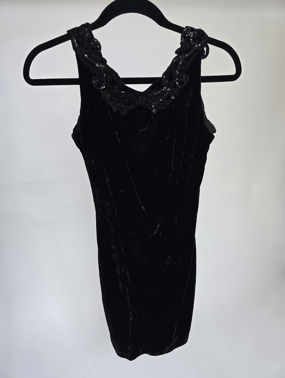 Gunne Sax Crushed Velvet Cocktail Dress By Jessica McClintock Sz 2 Women 5/6 Jnr